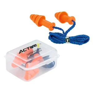 TAPÓN SILICONA CON  CAJA Y CORDÓN SNR 24 dB